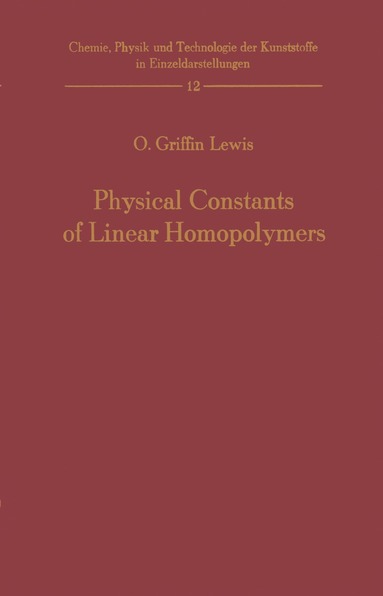 bokomslag Physical Constants of Linear Homopolymers