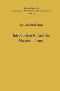 bokomslag Introduction to Analytic Number Theory
