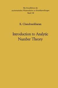 bokomslag Introduction to Analytic Number Theory
