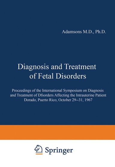 bokomslag Diagnosis and Treatment of Fetal Disorders