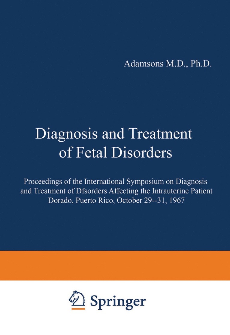 Diagnosis and Treatment of Fetal Disorders
