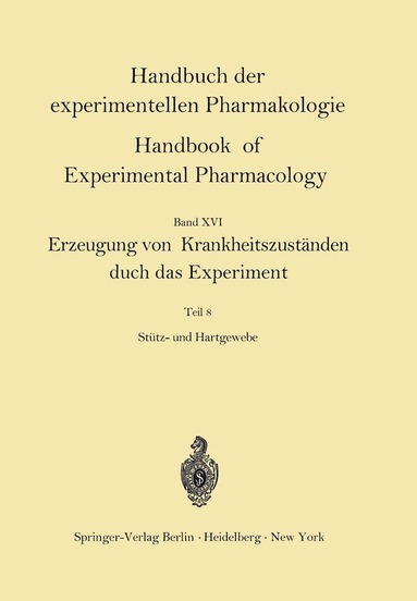 W. Büttner, H. -D. Cremer, H. Gebauer, G. Kistner, W. Seelentag, P. Stern - Erzeugung von Krankheitszuständen durch das Experiment, Häftad