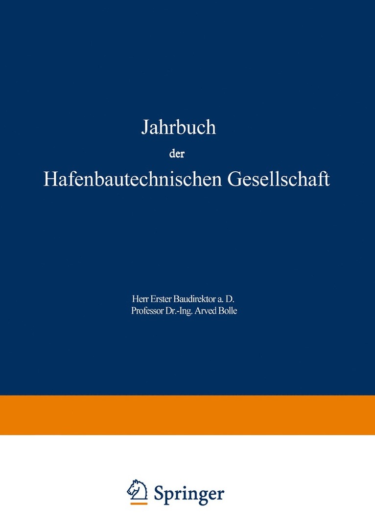 R. Schwab, W. Becker - Jahrbuch der Hafenbautechnischen Gesellschaft, Häftad
