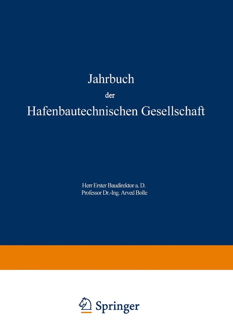 Jahrbuch der Hafenbautechnischen Gesellschaft 1