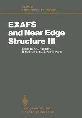 EXAFS and Near Edge Structure III 1