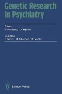 bokomslag Genetic Research in Psychiatry