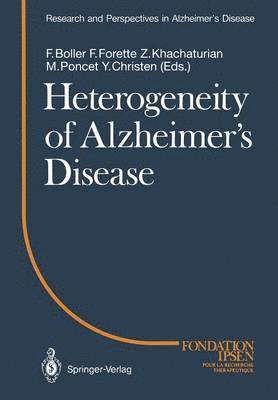 bokomslag Heterogeneity of Alzheimers Disease