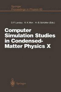 bokomslag Computer Simulation Studies in Condensed-Matter Physics X