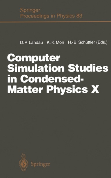 bokomslag Computer Simulation Studies in Condensed-Matter Physics X