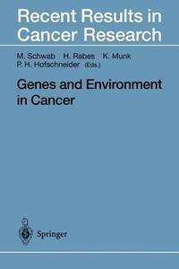 bokomslag Genes and Environment in Cancer
