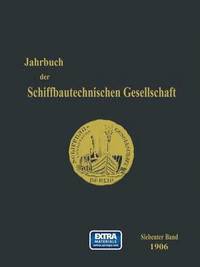 bokomslag Jahrbuch der Schiffbautechnischen Gesellschaft