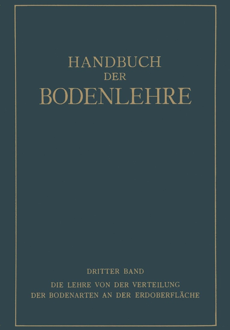 Die Lehre von der Verteilung der Bodenarten an der Erdoberfläche Regionale und Zonale Bodenlehre