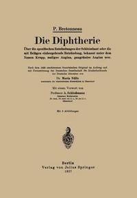 bokomslag Die Diphtherie