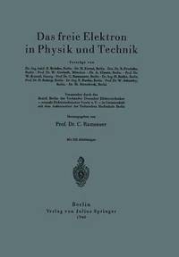 bokomslag Das freie Elektron in Physik und Technik