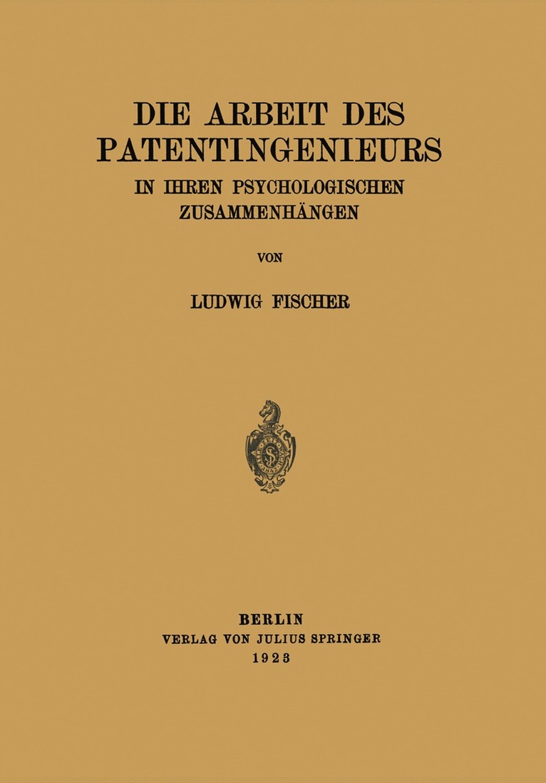 Die Arbeit des Patentingenieurs 1