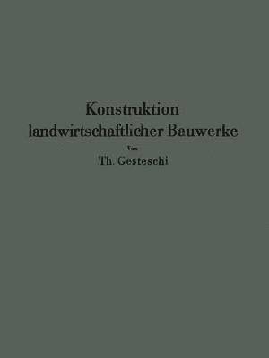 bokomslag Konstruktion landwirtschaftlicher Bauwerke