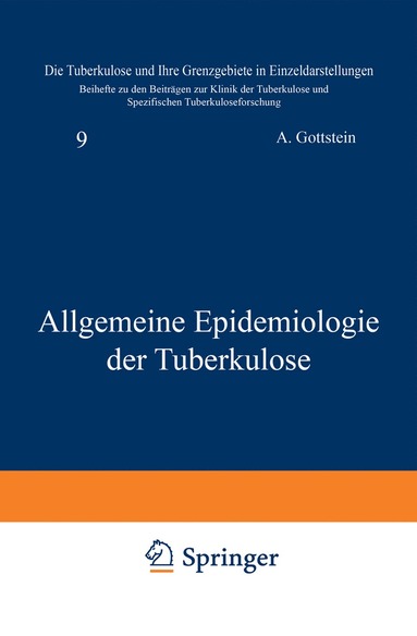 bokomslag Allgemeine Epidemiologie der Tuberkulose