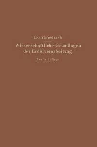 bokomslag Wissenschaftliche Grundlagen der Erdlverarbeitung