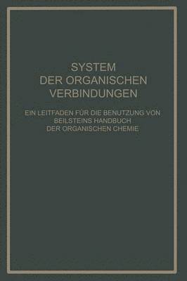 bokomslag System Der Organischen Verbindungen