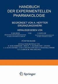 bokomslag Handbuch der Experimentellen Pharmakologie - Ergänzungswerk
