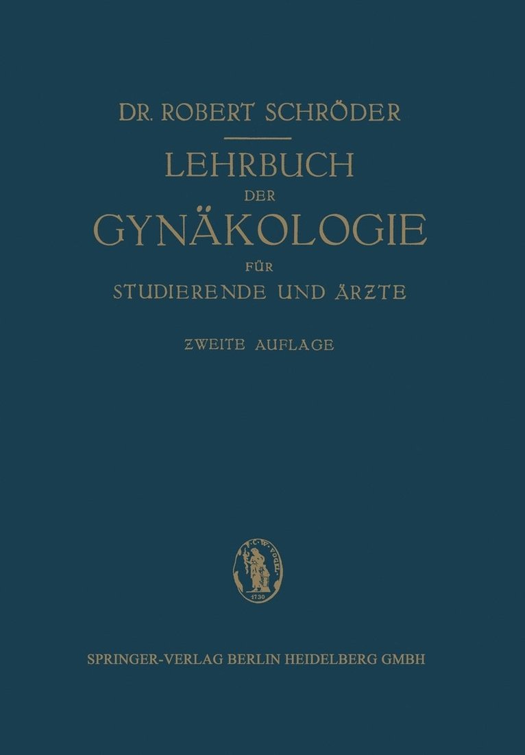 Lehrbuch der Gynkologie 1