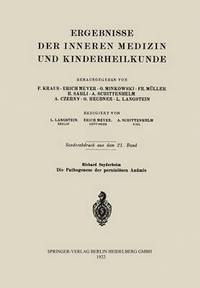 bokomslag Die Pathogenese der perniziösen Anämie
