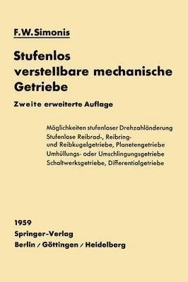 Stufenlos verstellbare mechanische Getriebe 1