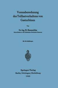 bokomslag Vorausberechnung des Teillastverhaltens von Gasturbinen