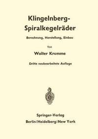 bokomslag Klingelnberg-Spiralkegelrader