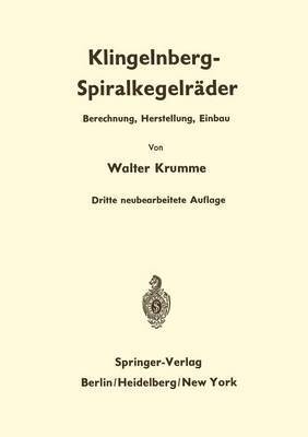 Klingelnberg-Spiralkegelrader 1