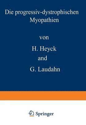 bokomslag Die progressiv-dystrophischen Myopathien