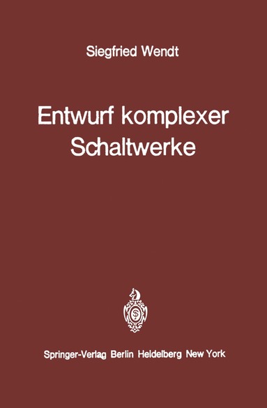 bokomslag Entwurf komplexer Schaltwerke