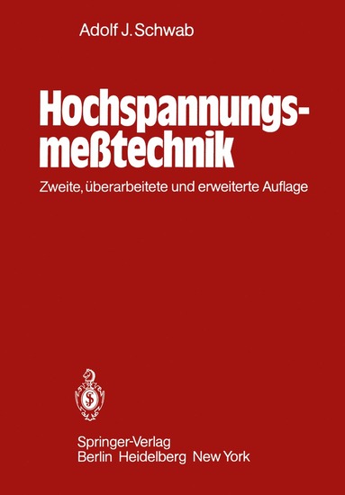 bokomslag Hochspannungsmeßtechnik