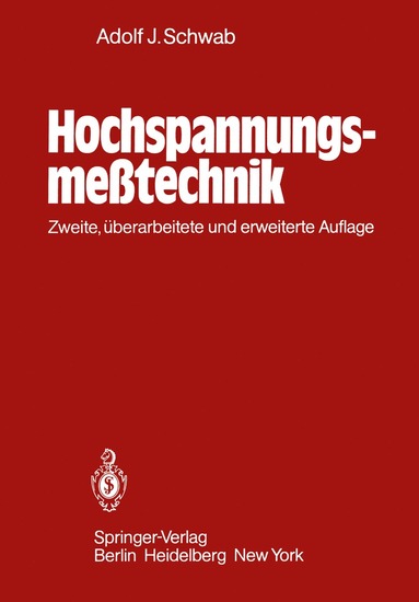 bokomslag Hochspannungsmetechnik