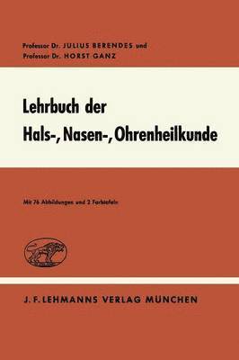 Lehrbuch der Hals-, Nasen-, Ohrenheilkunde