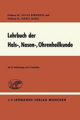 Lehrbuch der Hals-, Nasen-, Ohrenheilkunde 1