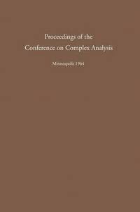 bokomslag Proceedings of the Conference on Complex Analysis