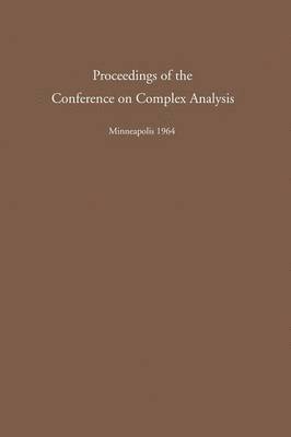 Proceedings of the Conference on Complex Analysis 1