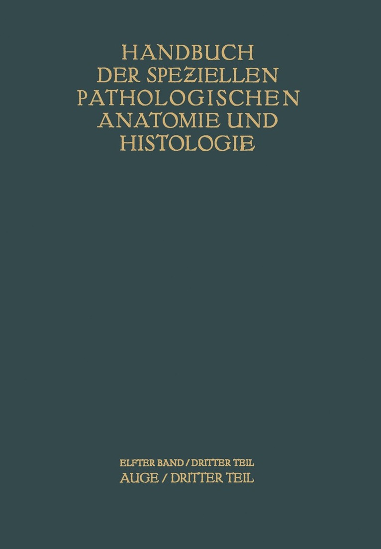 G. Abelsdorff, A. Elschnig, S. Ginsberg, R. Greeff, E. v. Hippel, R. Kümmell, E. Lobeck, W. Löhlein, K. Oberhoff, A. Peters, F. Schieck, E. Seidel, A. v. S?ily, K. Wessely - Auge, Häftad