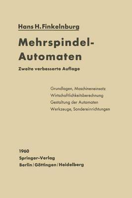 Hans H. Finkelnburg - Mehrspindel-Automaten, Häftad