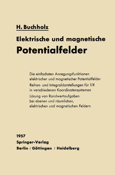 Herbert Buchholz - Elektrische und magnetische Potentialfelder, Häftad