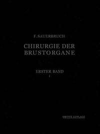 bokomslag Die Chirurgie der Brustorgane