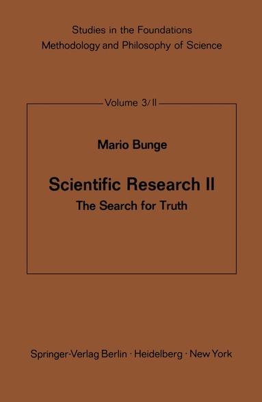M. Bunge - Scientific Research II, Häftad
