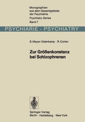 Zur Grenkonstanz bei Schizophrenen 1