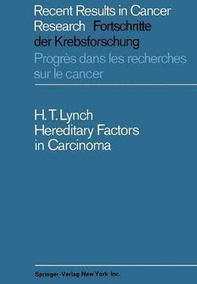 bokomslag Hereditary Factors in Carcinoma