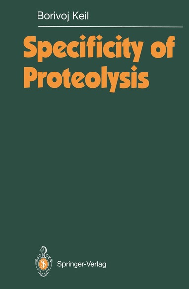 bokomslag Specificity of Proteolysis