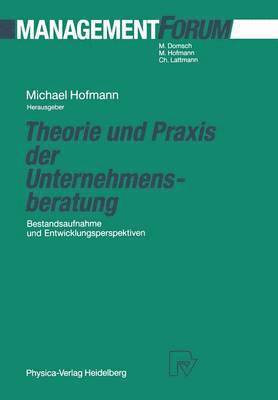 bokomslag Theorie und Praxis der Unternehmensberatung