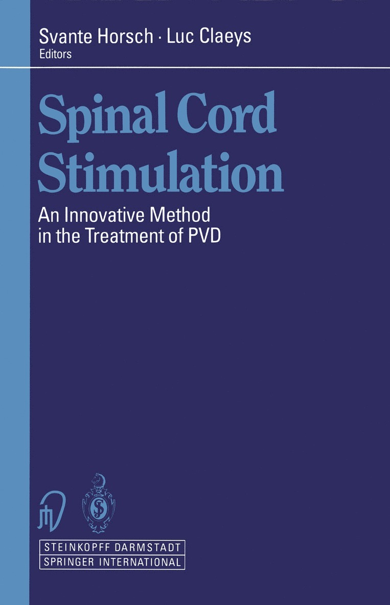 S. Horsch, L. Claeys, Svante Horsch - Spinal Cord Stimulation, Häftad