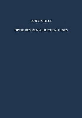 Optik des Menschlichen Auges 1