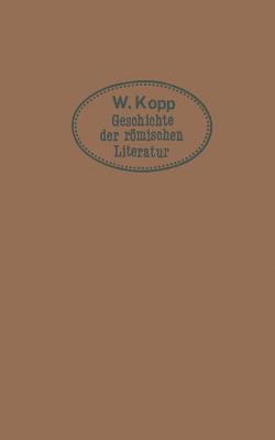 bokomslag Geschichte der rmischen Literatur